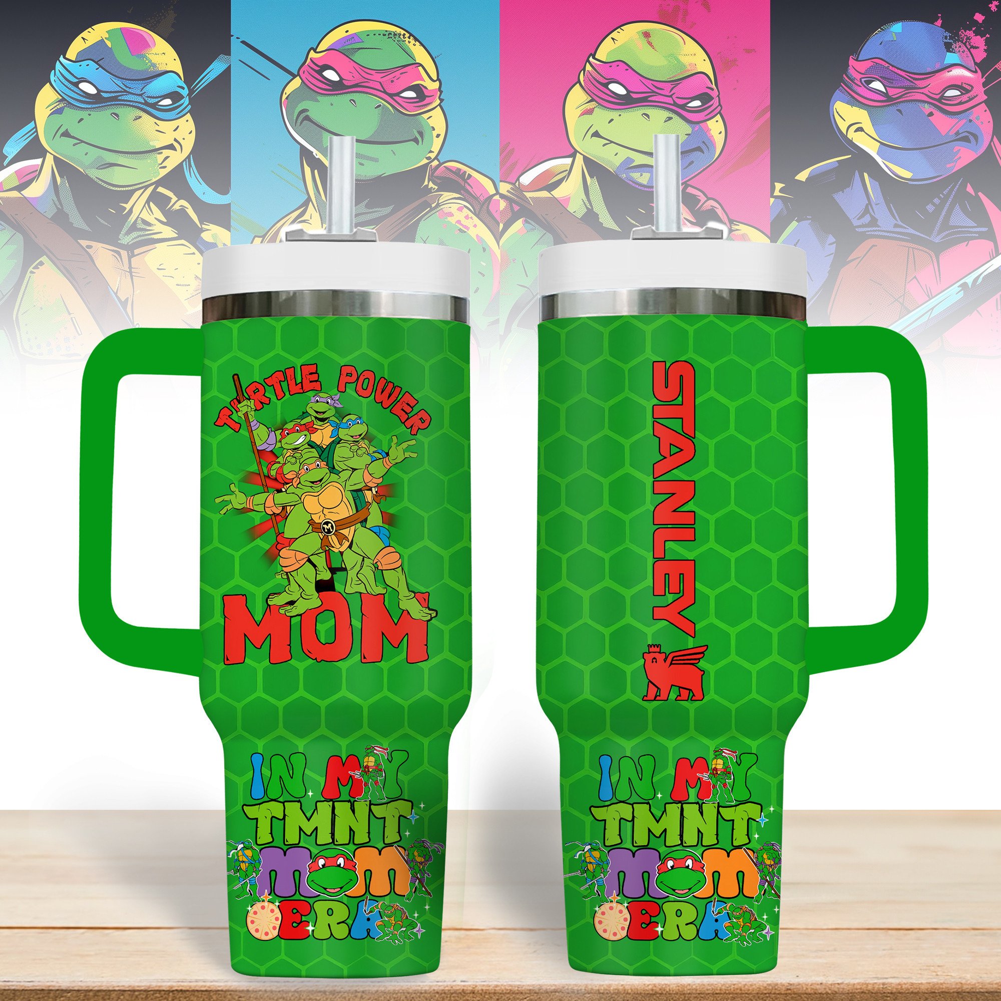 Teenage Mutant Ninja Turtles Movies Custom Stanley Cup 40 oz 30 oz Tumbler With HandleTVC2301215
