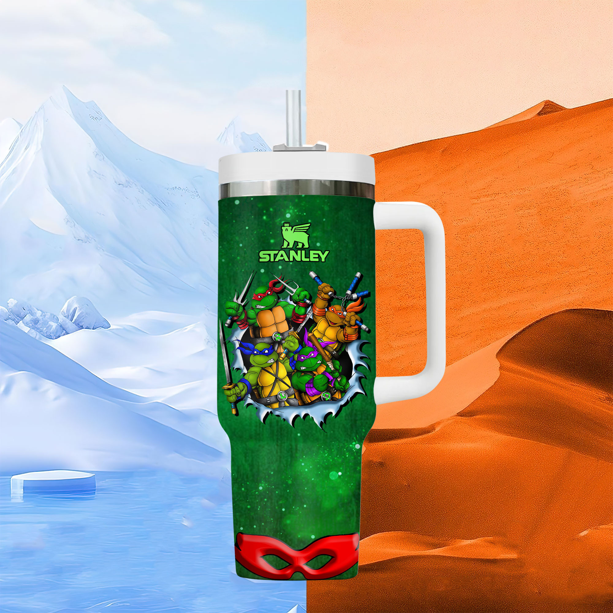 Teenage Mutant Ninja Turtles Movies Custom Stanley Cup 40 oz 30 oz Tumbler With HandleTVC2301339 - Image 6