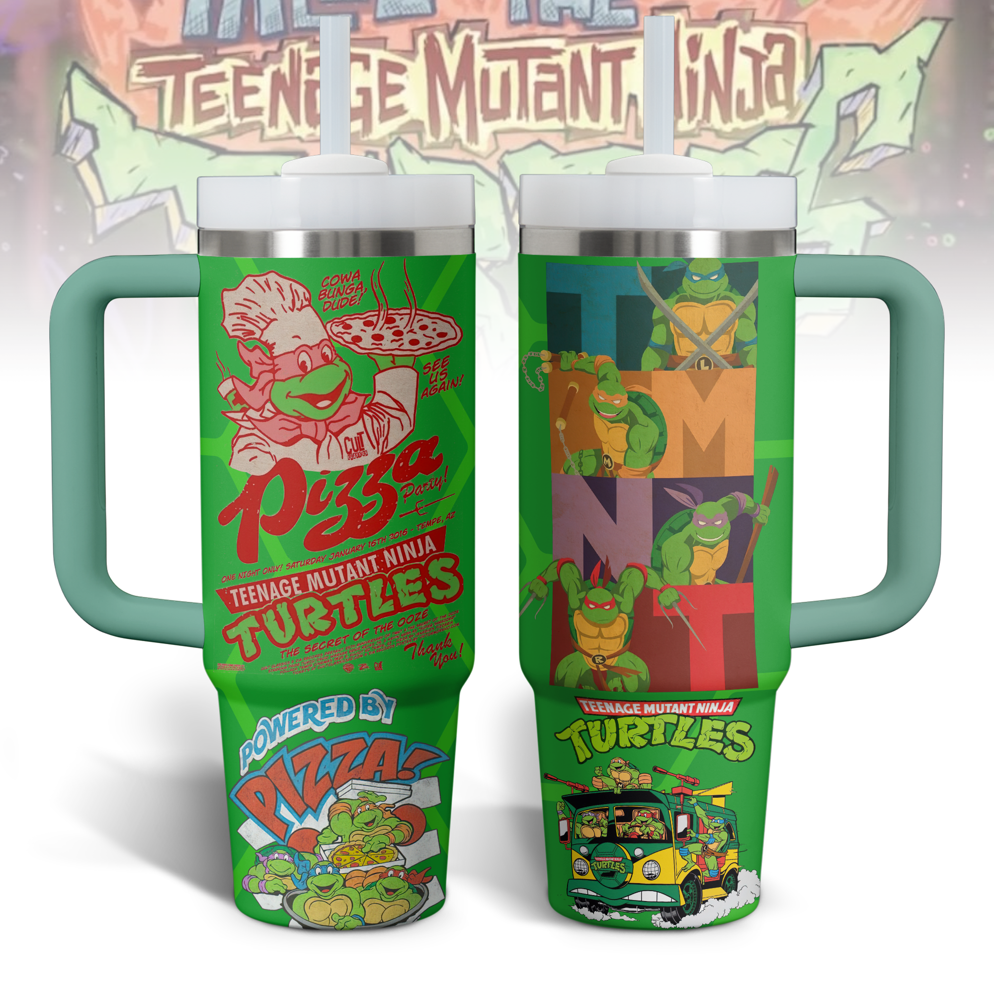 Teenage Mutant Ninja Turtles Movies Custom Stanley Cup 40 oz 30 oz Tumbler With HandleTVC2301524