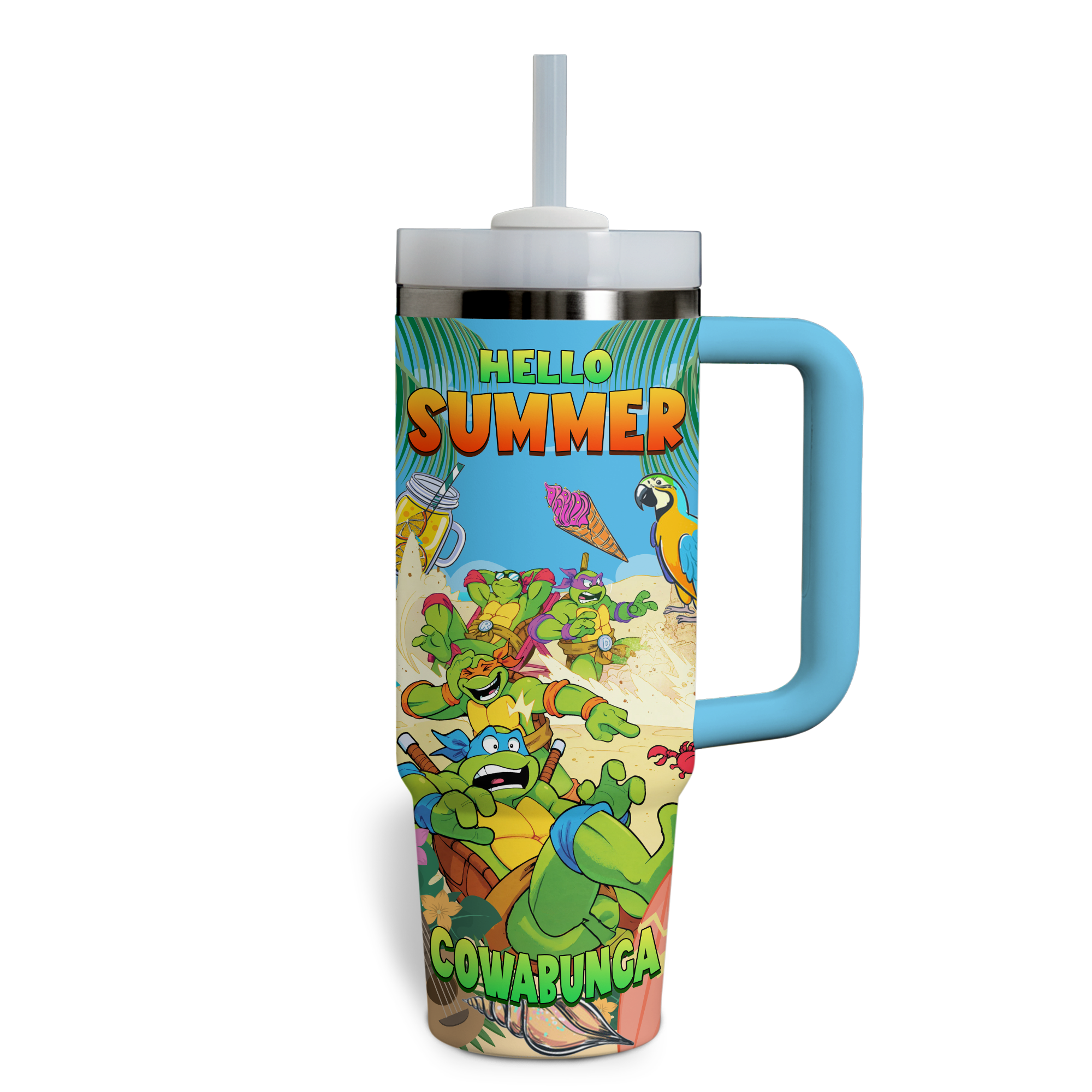 Teenage Mutant Ninja Turtles Movies Custom Stanley Cup 40 oz 30 oz Tumbler With HandleTVC2301528 - Image 2