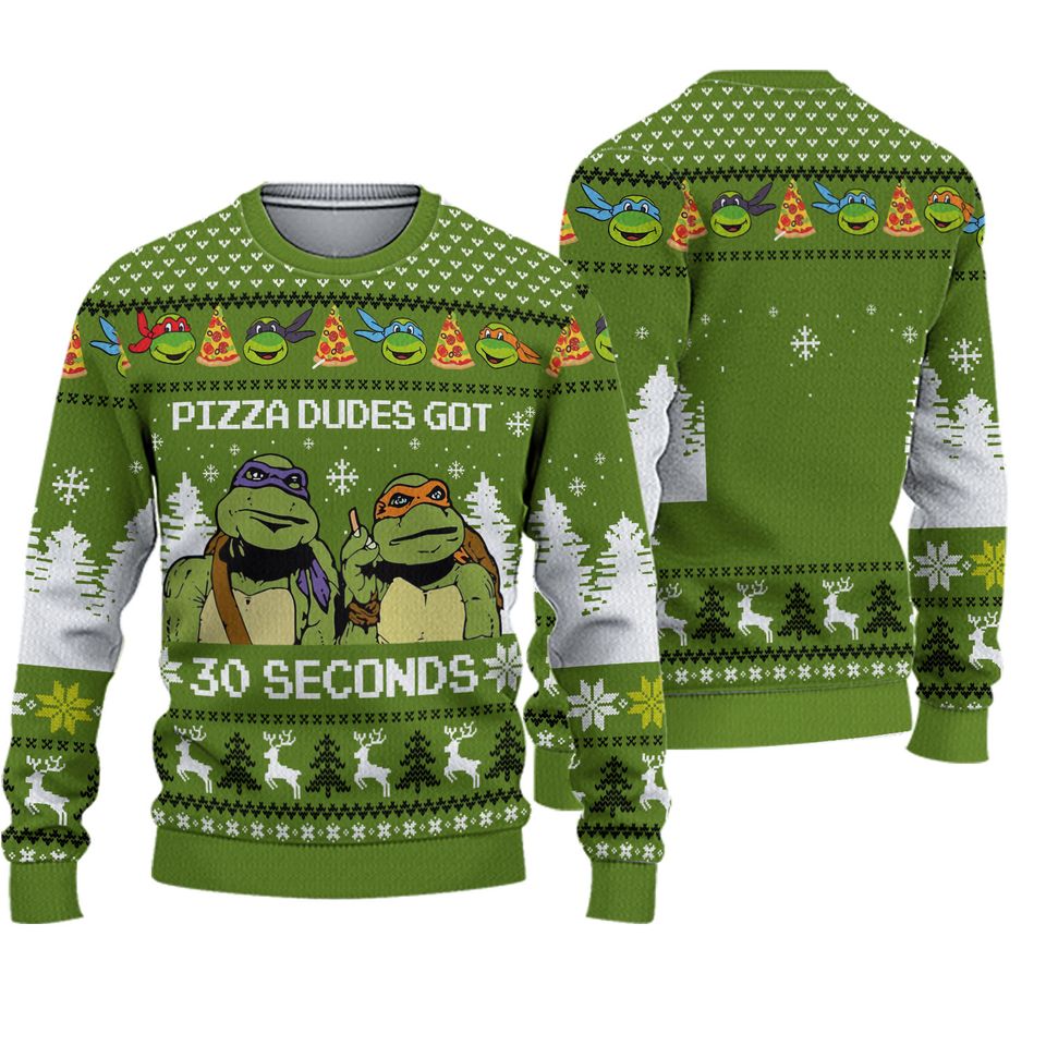 Teenage Mutant Ninja Turtles Tmnt Ugly Christmas Sweater