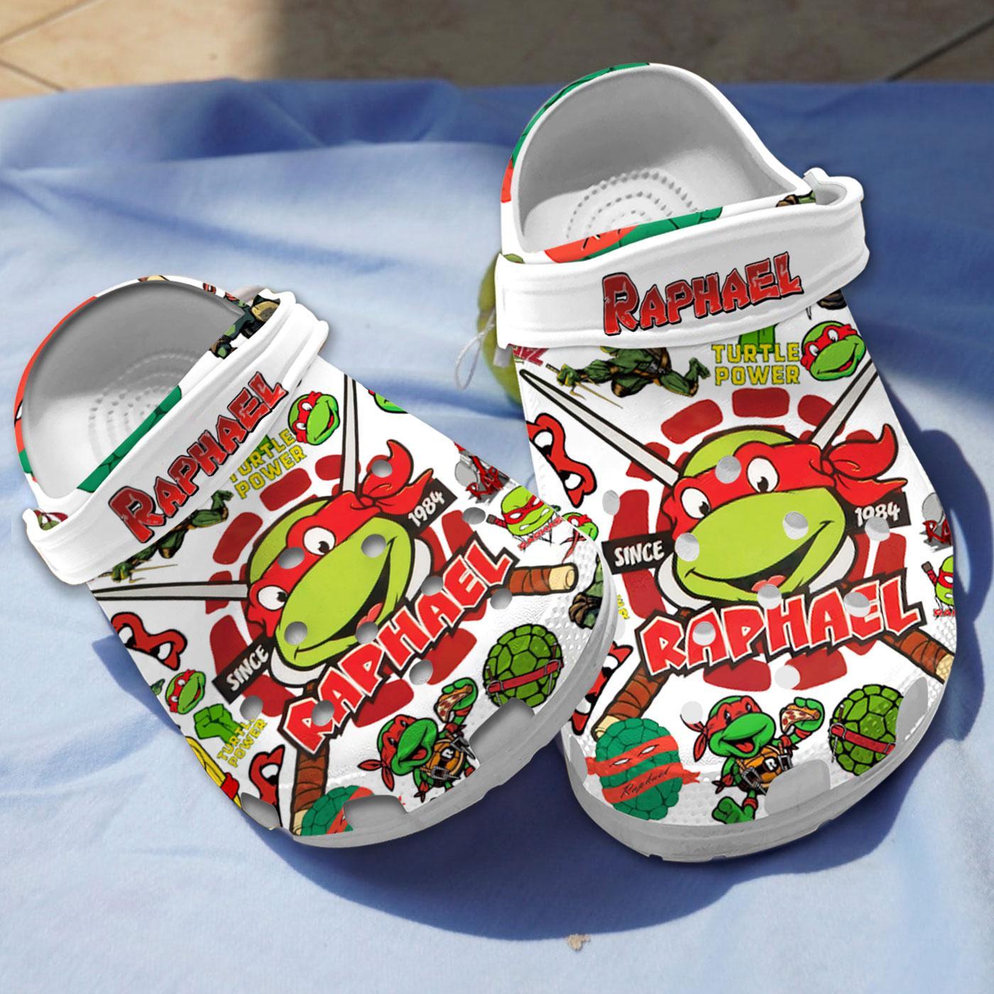 Teenage Mutant Ninja Turtles TV Series Crocs Crocband Clogs Shoes Comfortable For Men Women and Kids