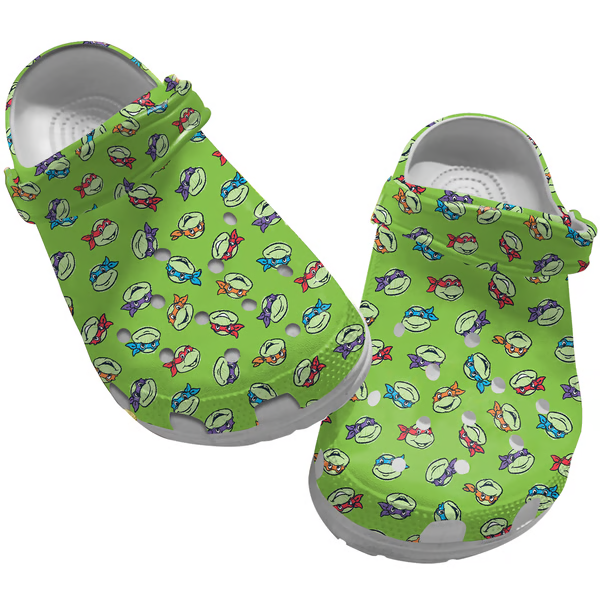 Teenage Mutant Ninja Turtles TV Series Crocs Crocband Clogs Shoes Comfortable For Men Women and Kids