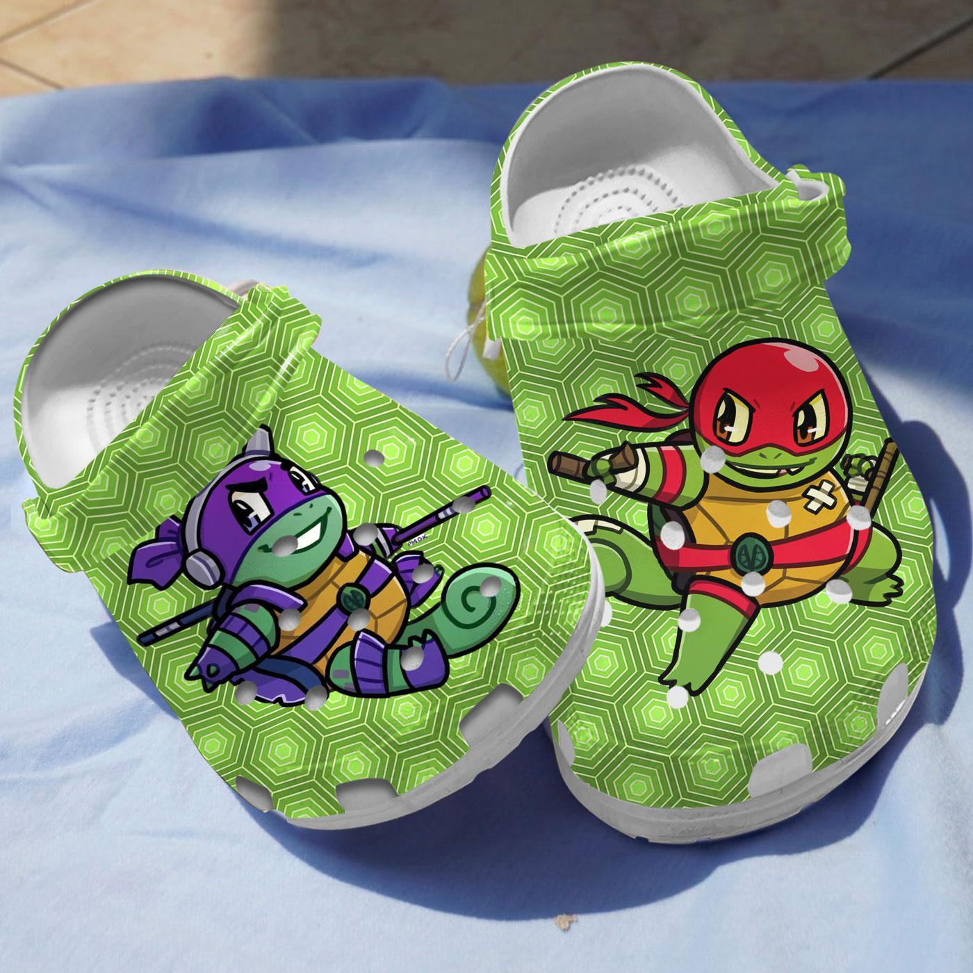 Teenage Mutant Ninja Turtles TV Series Crocs Crocband Clogs Shoes Comfortable For Men Women and Kids
