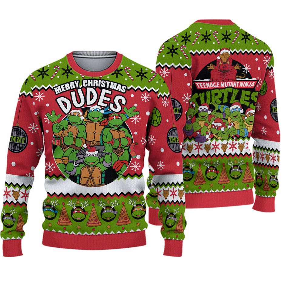 Teenage Mutant Ninja Turtles Ugly Christmas Sweater