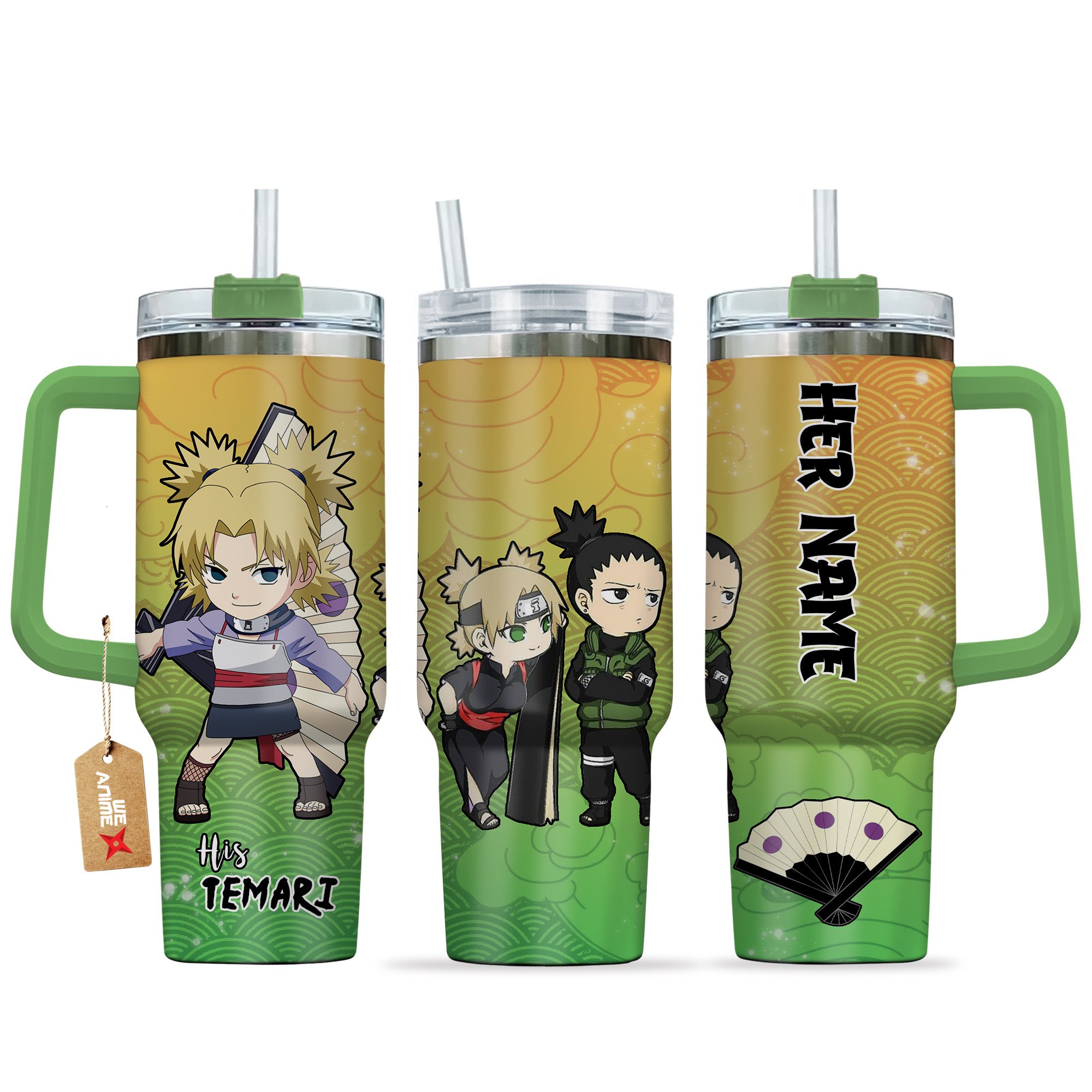 Temari Naruto Anime Valentine Custom Stanley Cup 40 oz 30 oz Tumbler With HandleTVC2301168