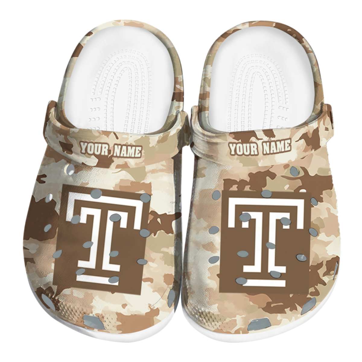 Temple Owls NCAA Sport Crocs Crocband Clogs Shoes Comfortable For Men Women and Kids