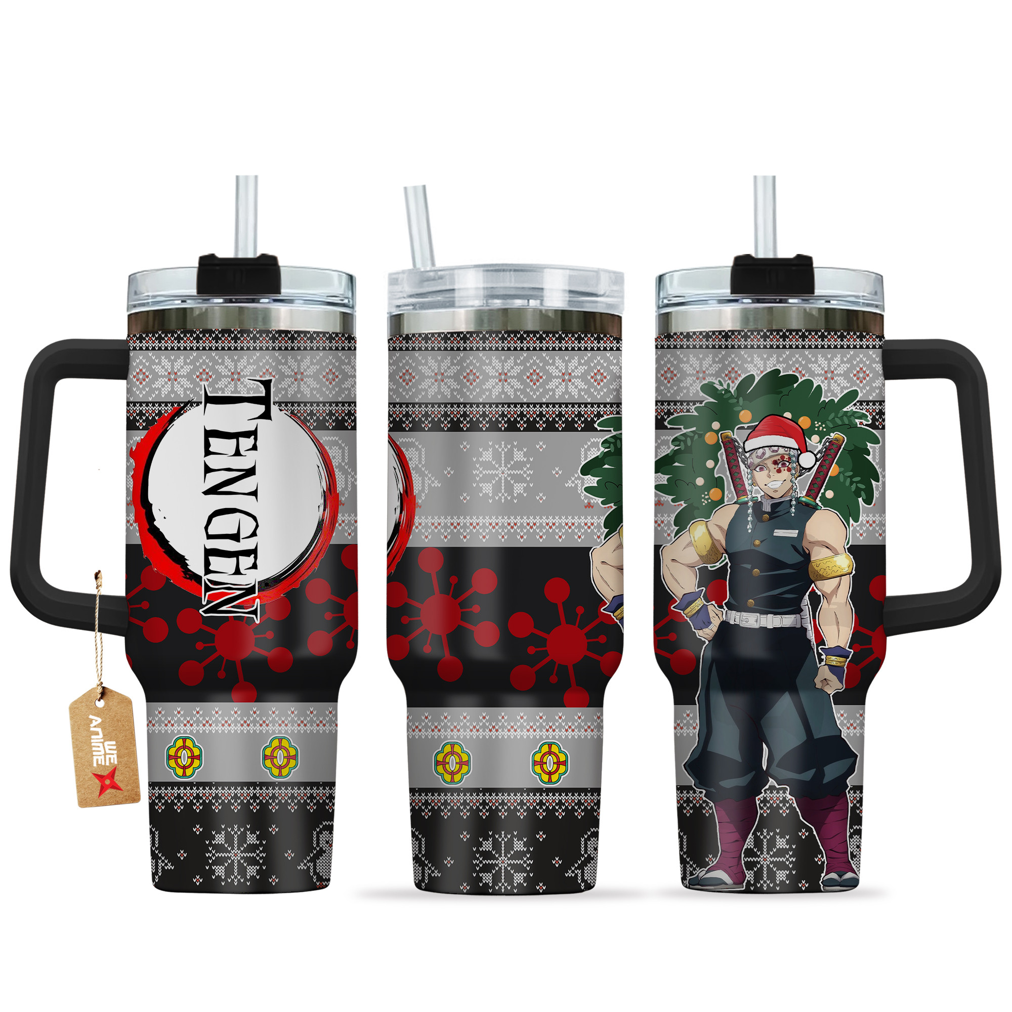 Tengen Uzui Demon Slayer Anime Custom Stanley Cup 40 oz 30 oz Tumbler With HandleTVC2301156