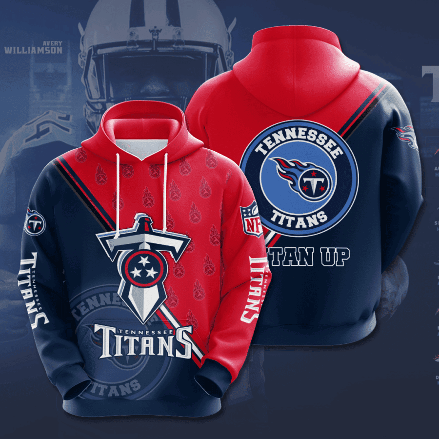 Tennessee Titans 3D All Over Print Hoodie, Zip Hoodie