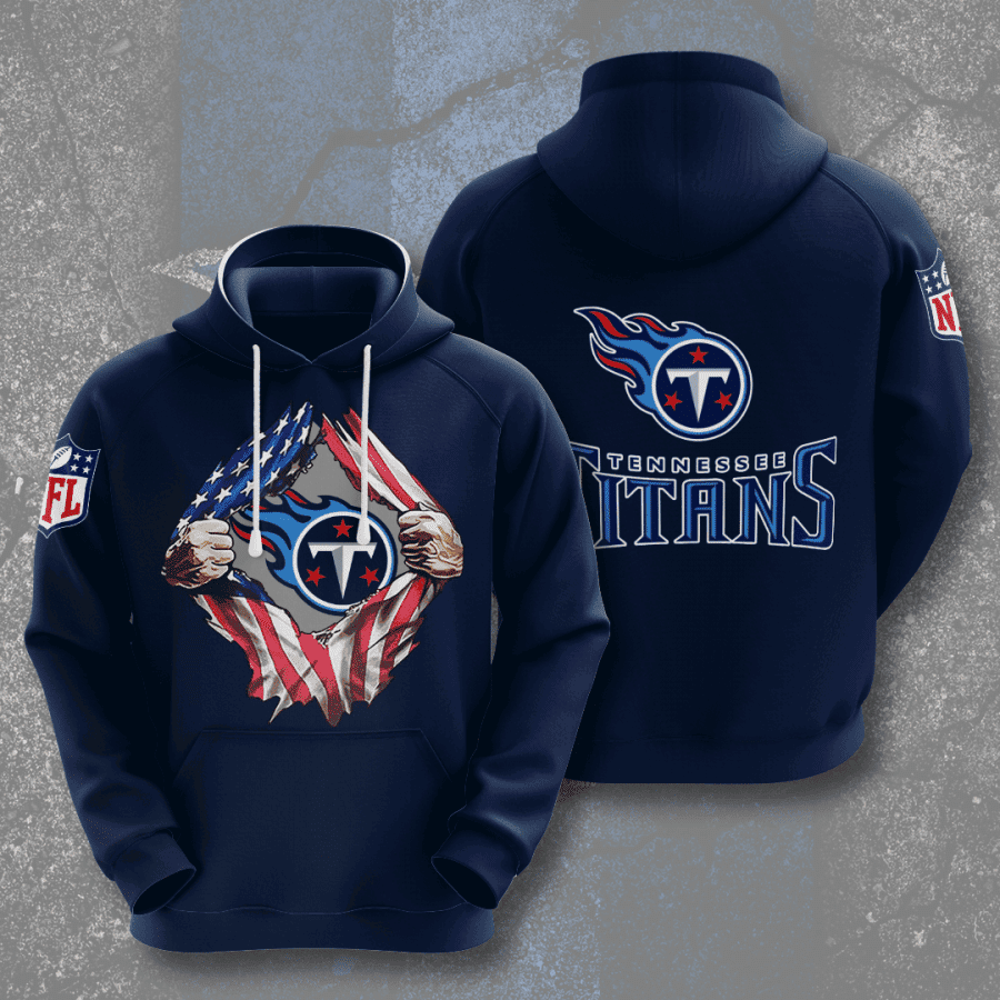 Tennessee Titans 3D All Over Print Hoodie, Zip Hoodie