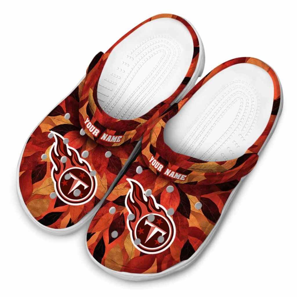 Tennessee Titans Autumn Leaves ClogTVC1801928 - Image 4