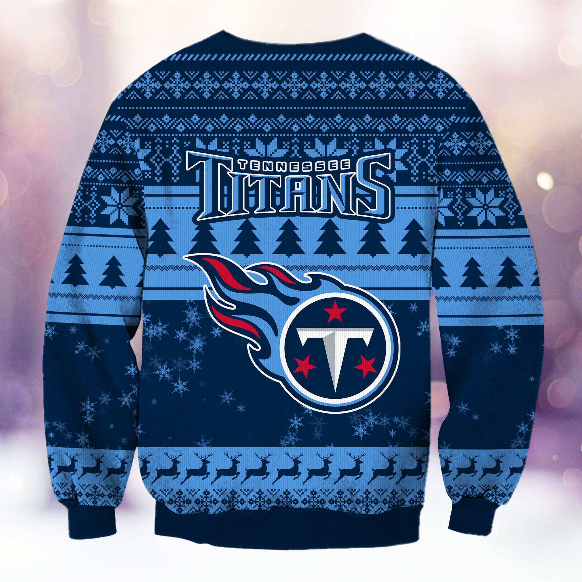 Tennessee Titans Grinch Ugly Christmas Sweater Adult 3D Funny Matching for family - Image 3