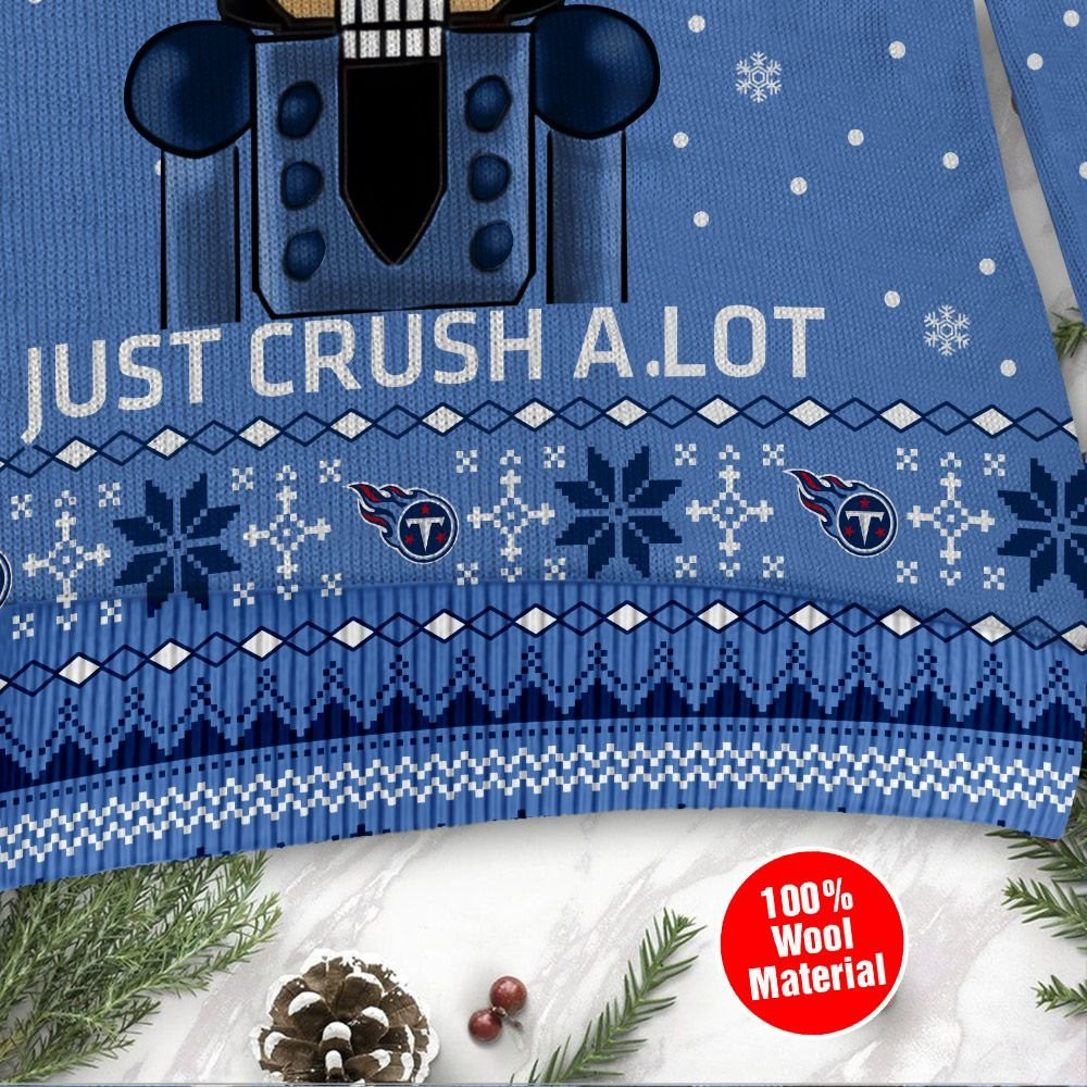 Tennessee Titans I Am Not A Player I Just Crush Alot Ugly Christmas Sweater Adult 3D Funny Matching for family - Image 4