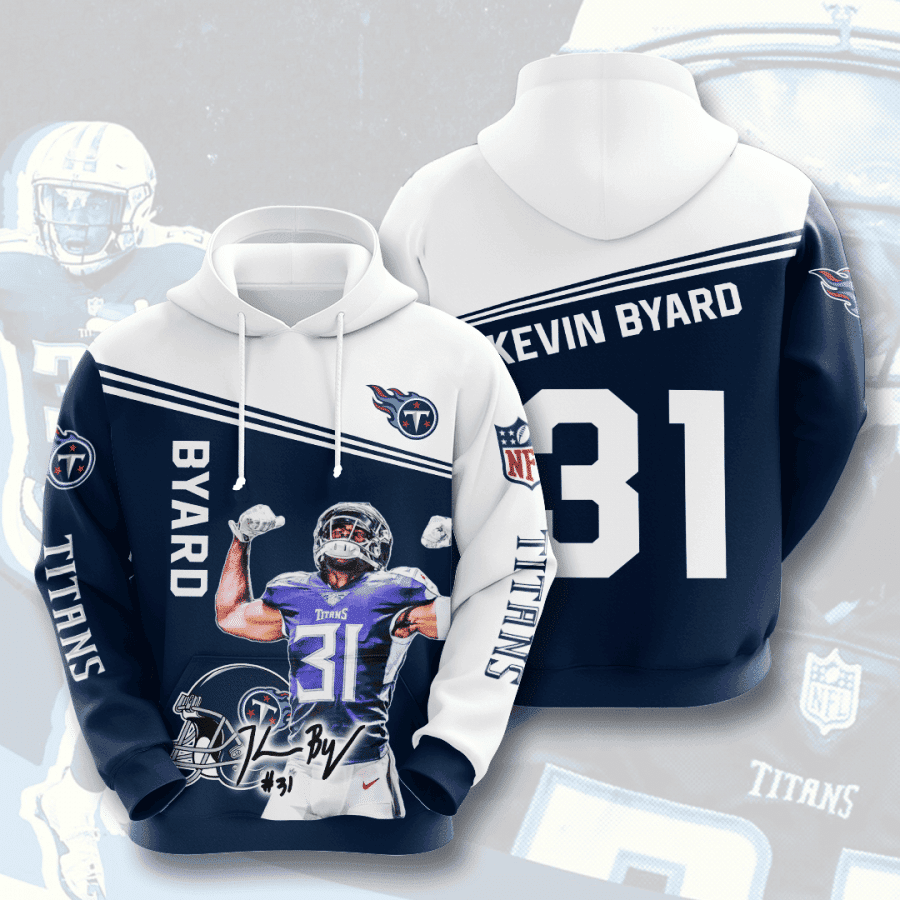 Tennessee Titans Kevin Byard 3D All Over Print Hoodie, Zip Hoodie