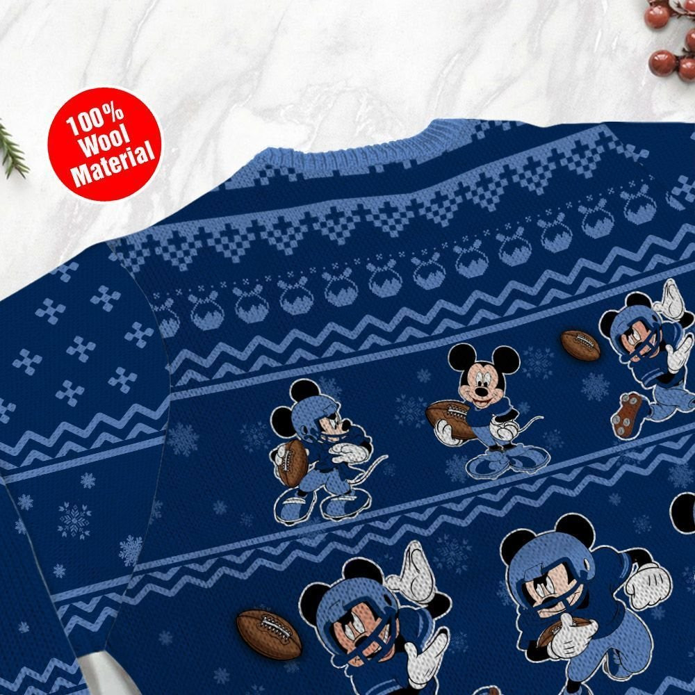 Tennessee Titans Mickey Mouse Ugly Christmas Sweater Adult 3D Funny Matching for family - Image 5