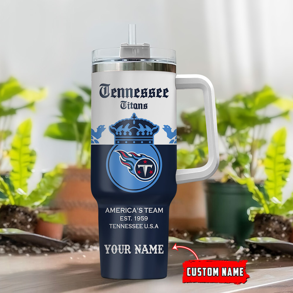 Tennessee Titans NFL Corona Extra Custom Stanley Cup 40 oz 30 oz Tumbler With HandleTVC2301113 - Image 2