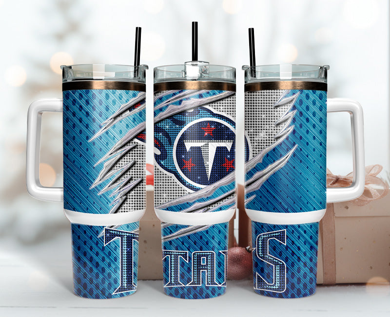 Tennessee Titans NFL Custom Stanley Cup 40 oz 30 oz Tumbler With HandleTVC2301141