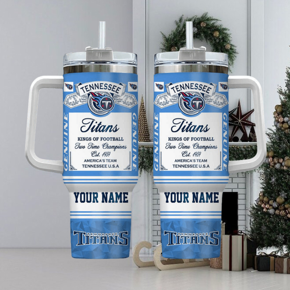 Tennessee Titans NFL Custom Stanley Cup 40 oz 30 oz Tumbler With HandleTVC2301969 - Image 2