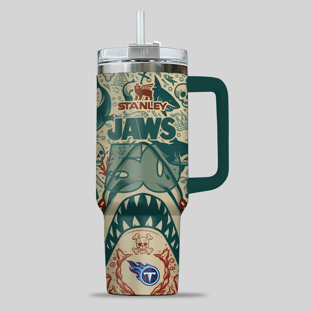Tennessee Titans NFL x JAWS Custom Stanley Cup 40 oz 30 oz Tumbler With HandleTVC2301122 - Image 3