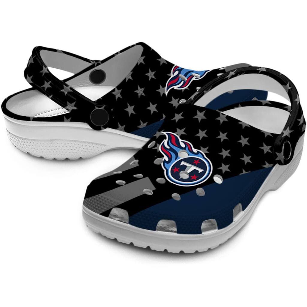 Tennessee Titans Stellar Stripes Theme ClogTVC1801157 - Image 3