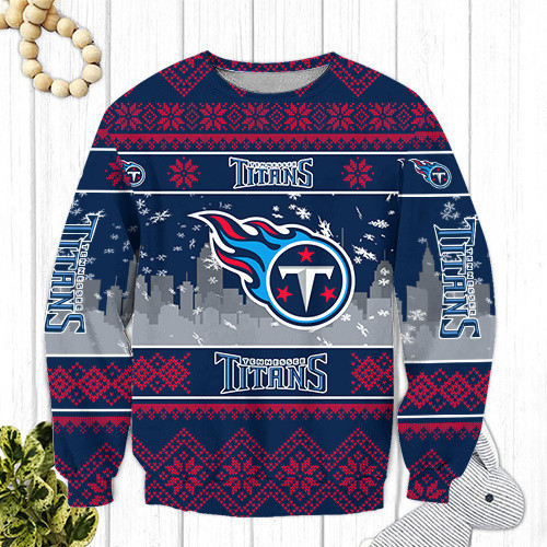 Tennessee Titans Ugly Christmas Sweater Adult 3D Funny Matching for family
