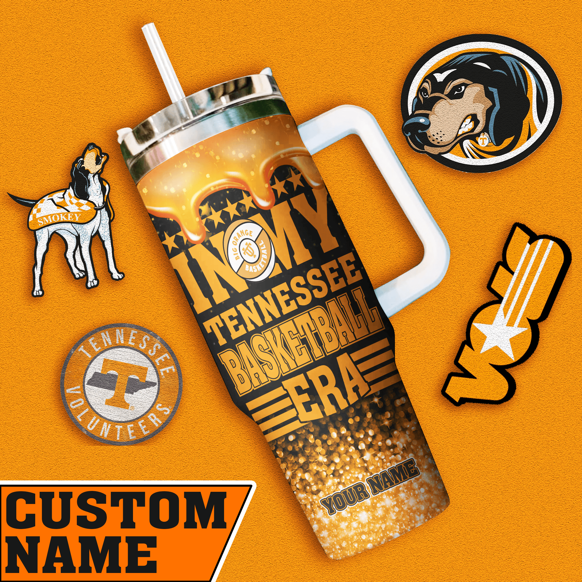 Tennessee Volunteers Baseball NCAA Custom Stanley Cup 40 oz 30 oz Tumbler With HandleTVC2301519 - Image 4