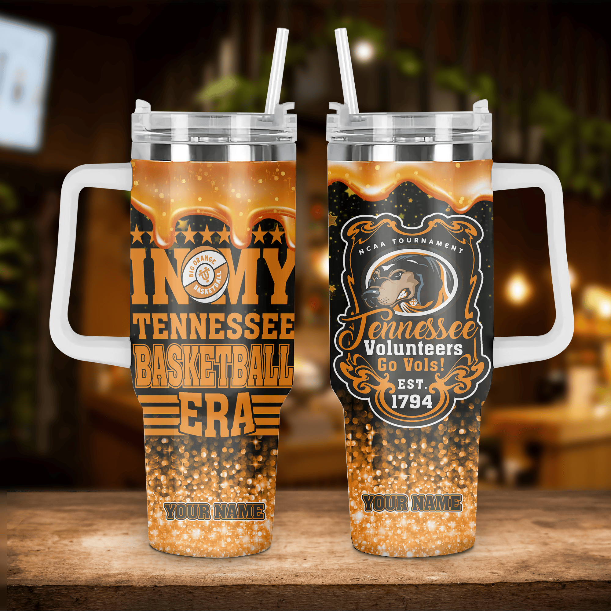 Tennessee Volunteers Baseball NCAA Custom Stanley Cup 40 oz 30 oz Tumbler With HandleTVC2301519 - Image 3