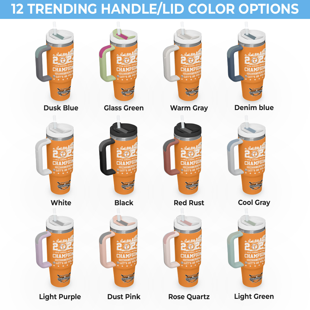 Tennessee Volunteers Baseball NCAA Custom Stanley Cup 40 oz 30 oz Tumbler With HandleTVC2301720 - Image 4