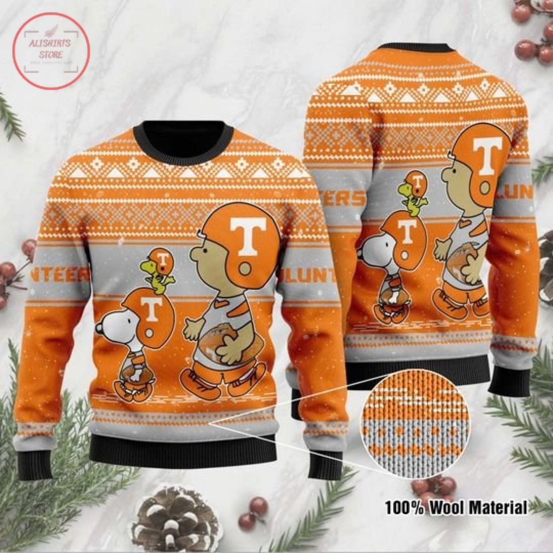 Tennessee Volunteers Christmas For Fans Ugly Christmas Sweater Adult 3D Funny Matching for family