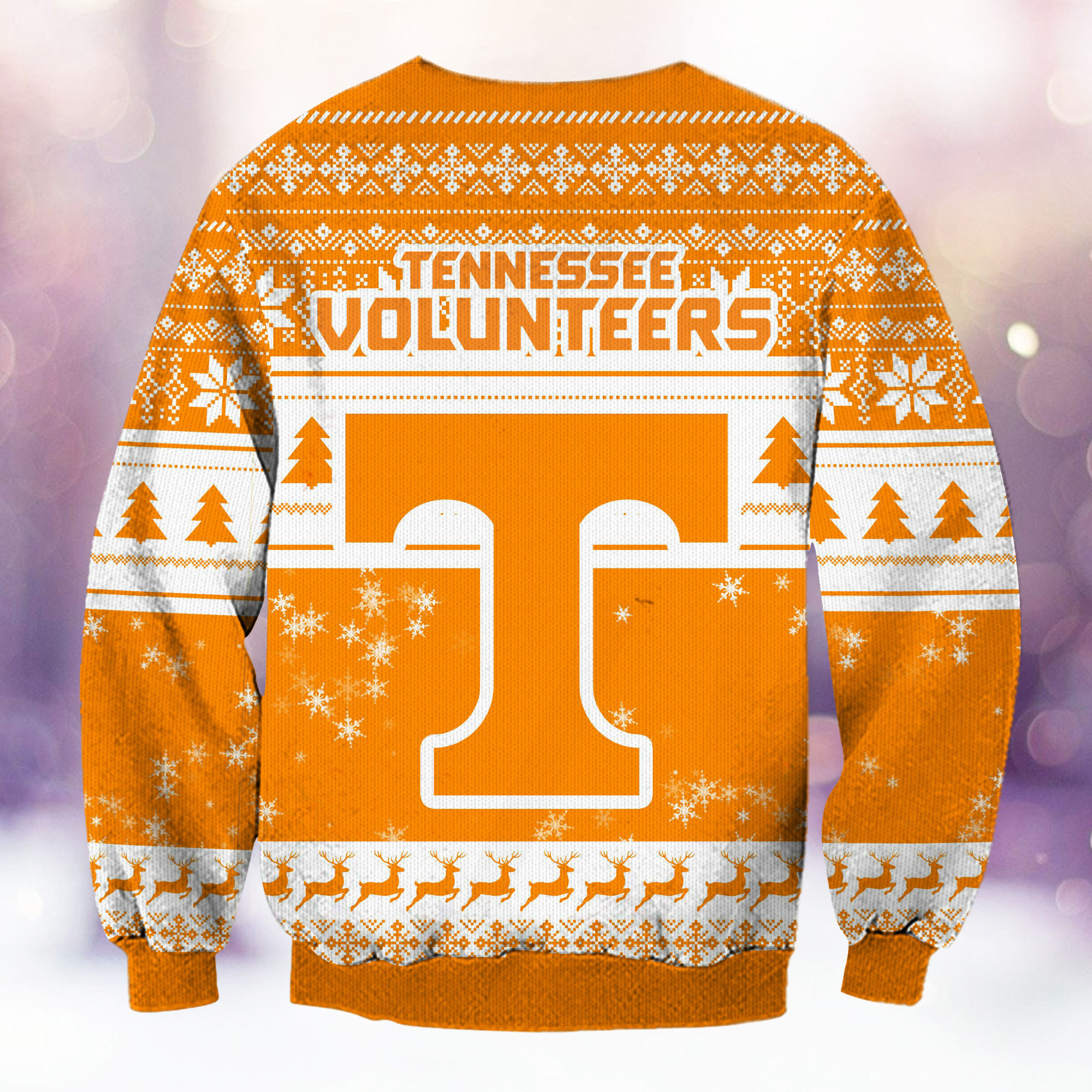 Tennessee Volunteers Grinch Ugly Christmas Sweater Adult 3D Funny Matching for family - Image 3