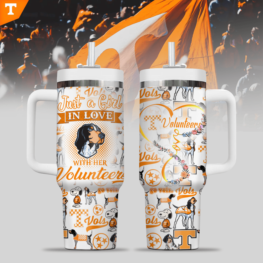 Tennessee Volunteers NCAA Custom Stanley Cup 40 oz 30 oz Tumbler With HandleTVC2301124