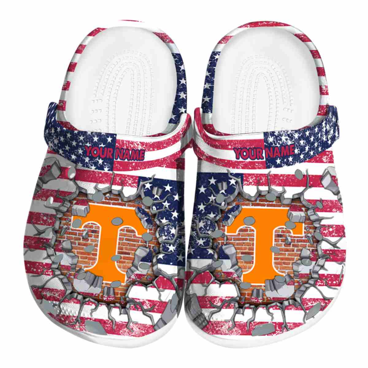 Tennessee Volunteers NCAA Sport Crocs Crocband Clogs Shoes Comfortable For Men Women and Kids