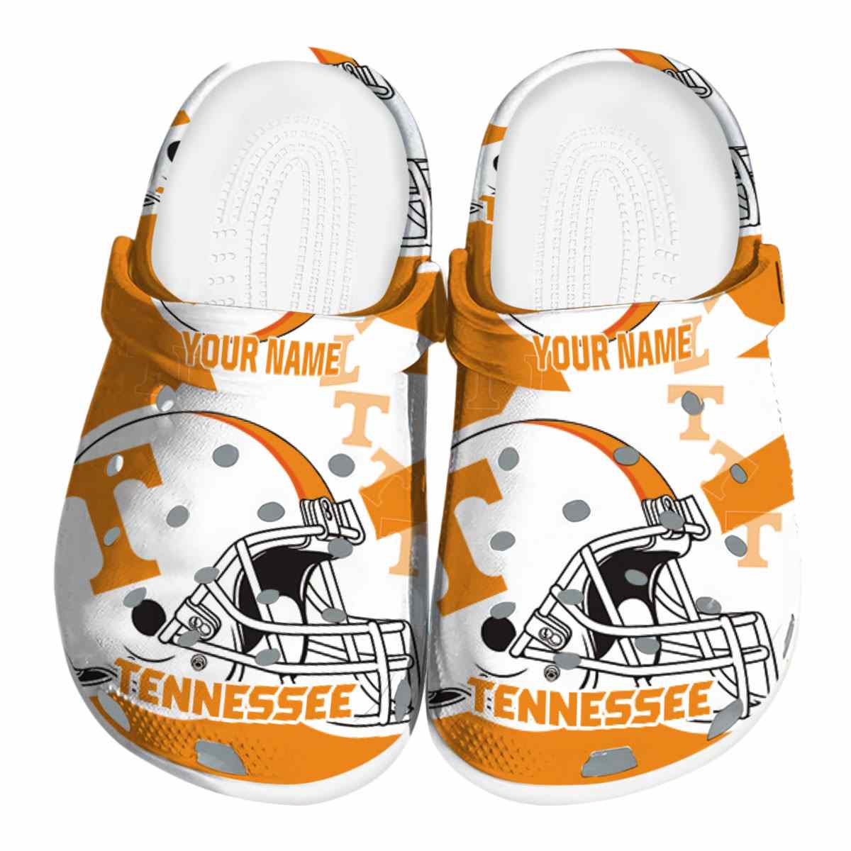 Tennessee Volunteers NCAA Sport Crocs Crocband Clogs Shoes Comfortable For Men Women and Kids