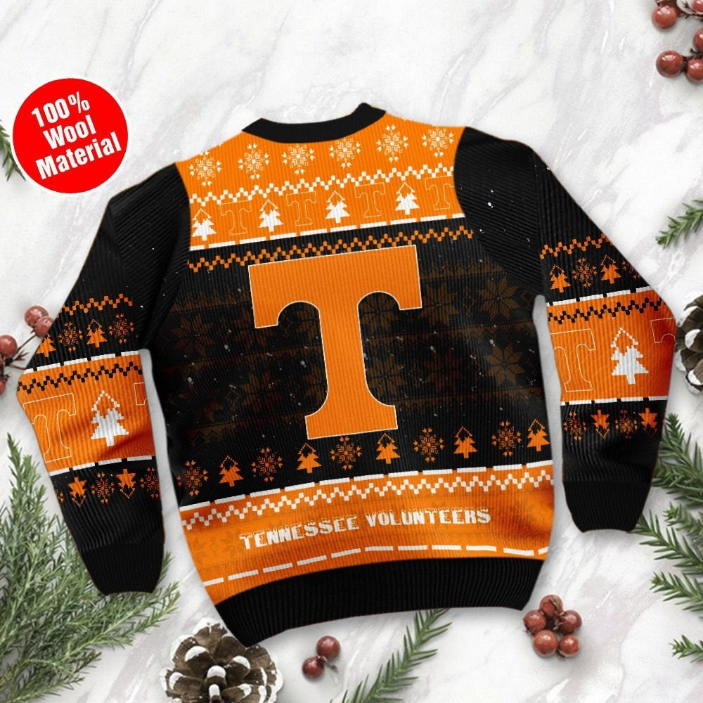 Tennessee Volunteers Snoopy Dabbing Ugly Christmas Sweater Adult 3D Funny Matching for family - Image 3
