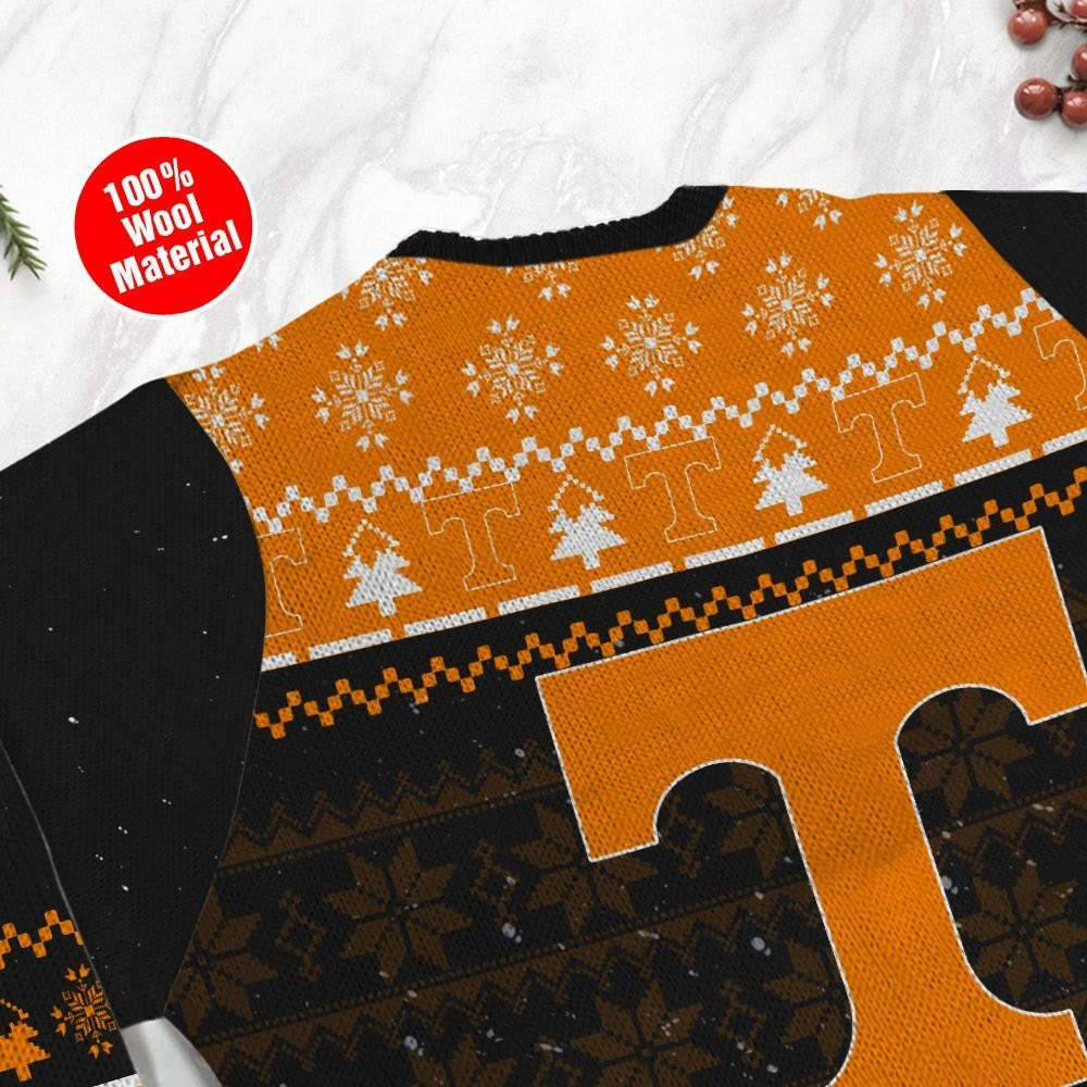 Tennessee Volunteers Snoopy Dabbing Ugly Christmas Sweater Adult 3D Funny Matching for family - Image 5
