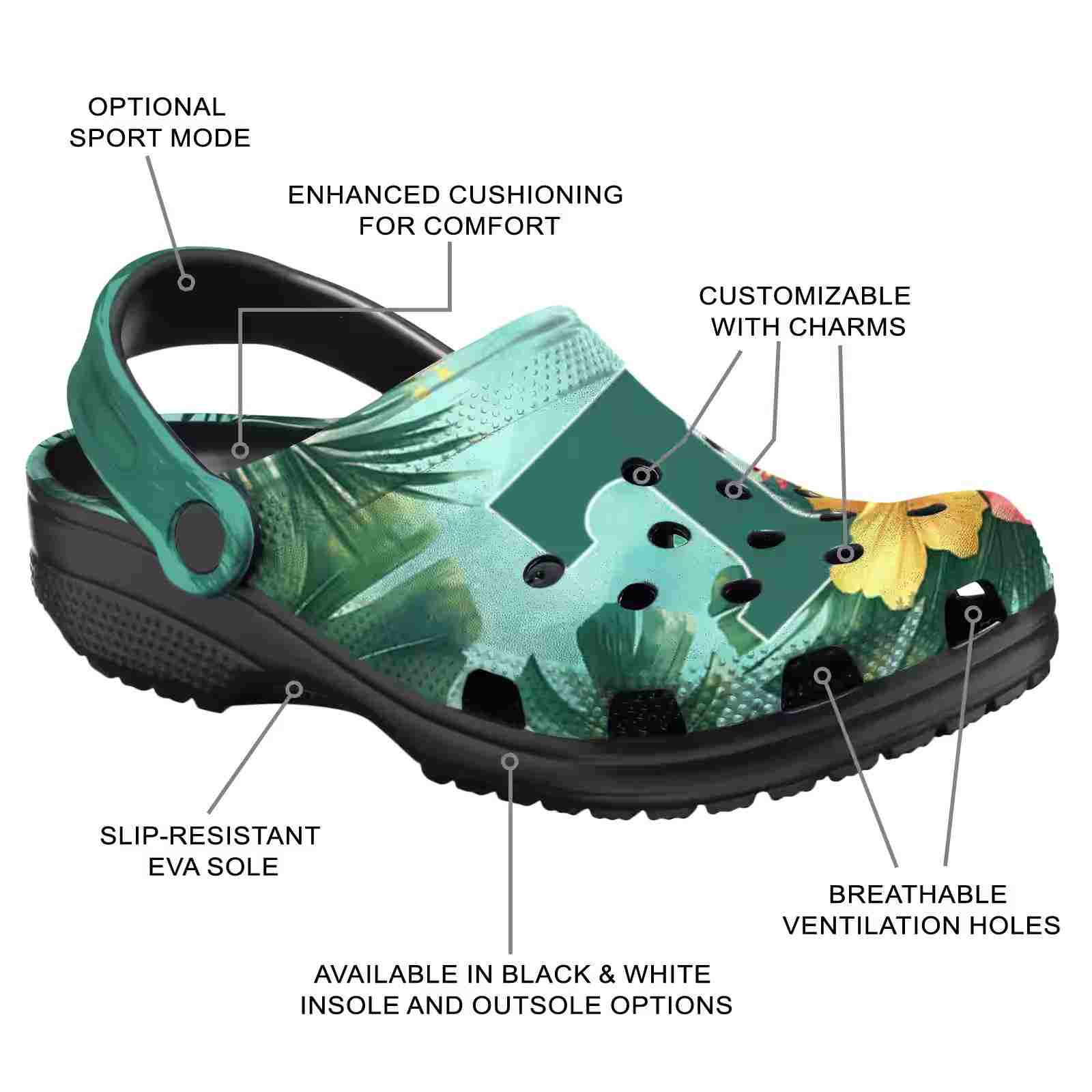 Tennessee Volunteers Tropical Vibes ClogTVC1801974 - Image 5