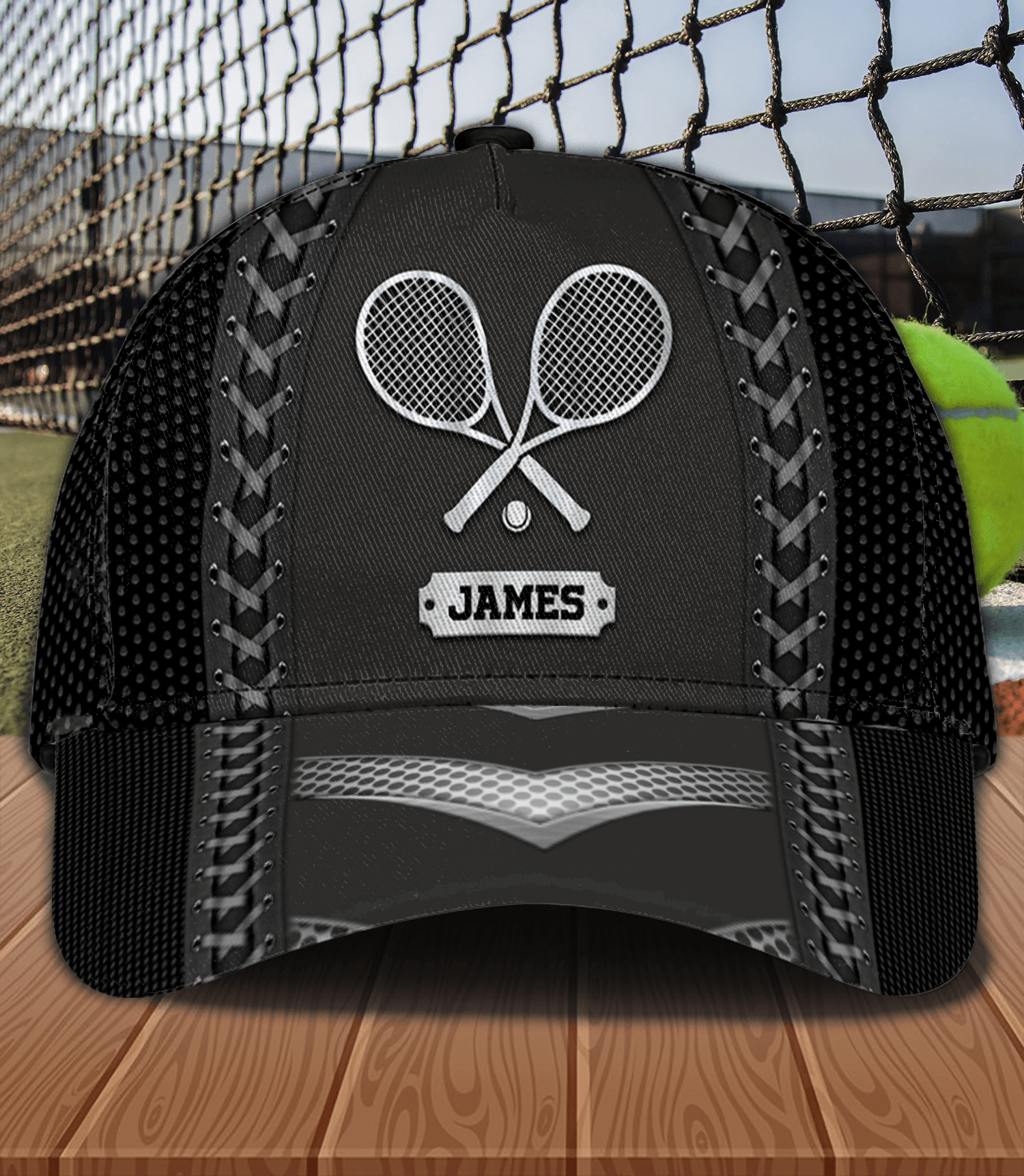 Tennis Personalized Classic Cap, Personalized Gift for Tennis Lovers Trucker Hats Custom Hats Gifts For Men & Women