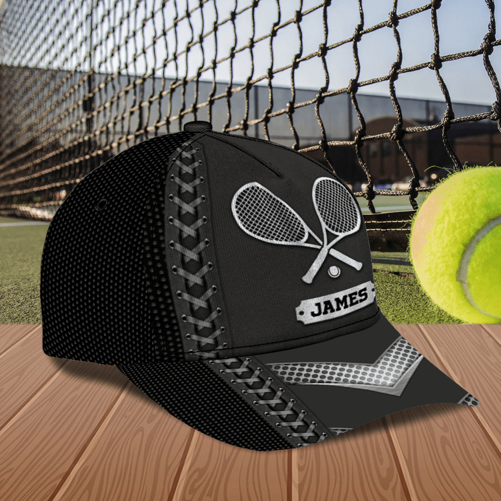 Tennis Personalized Classic Cap, Personalized Gift for Tennis Lovers Trucker Hats Custom Hats Gifts For Men & Women