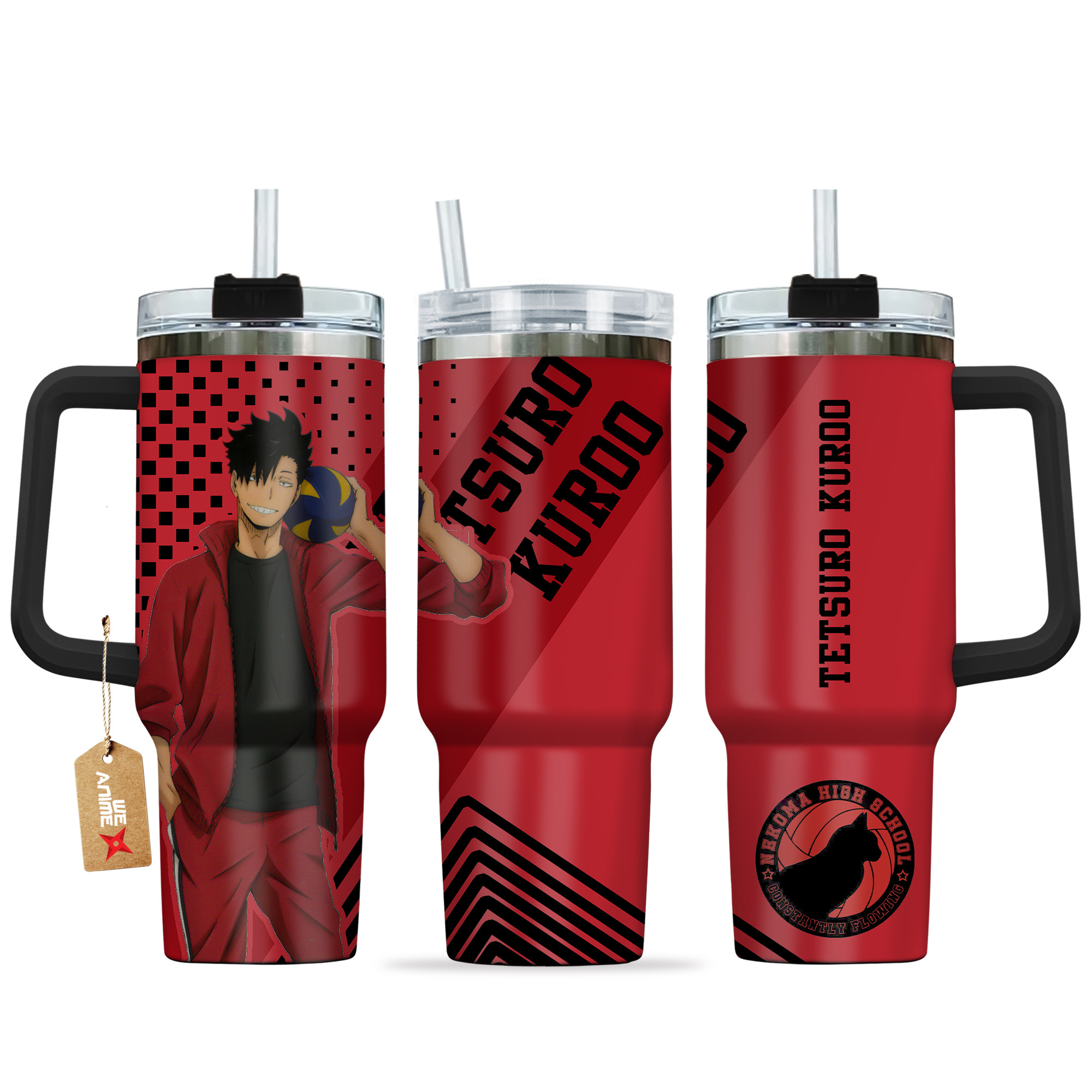 Tetsuro Kuroo Haikyu!! Anime Custom Stanley Cup 40 oz 30 oz Tumbler With HandleTVC2301141