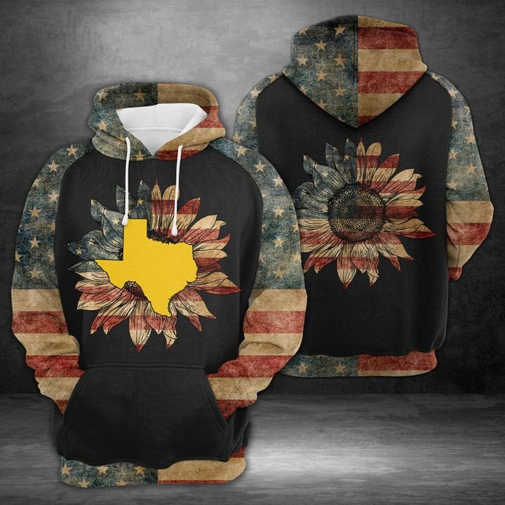 Texas American Flag 3D All Over Print Hoodie, Zip Hoodie