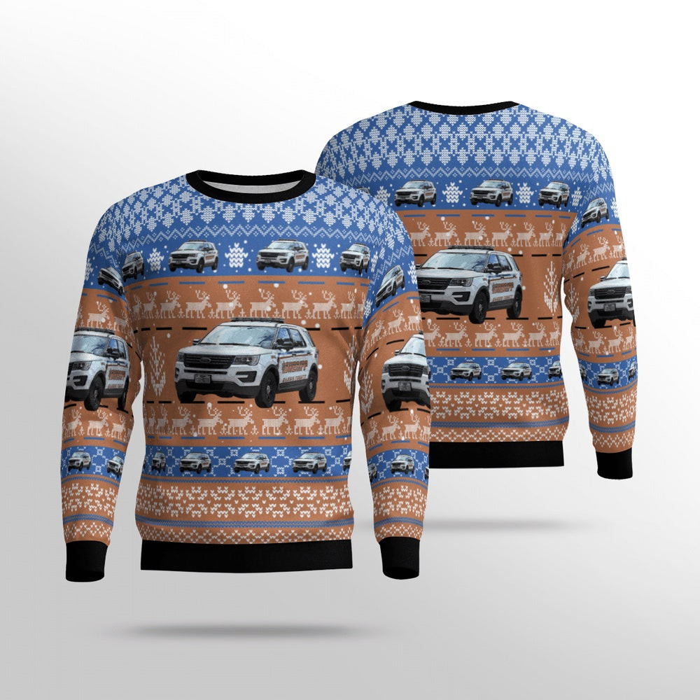Texas Harris County Sheriff Ford Police Interceptor Utility Christmas Unisex Sweater Unisex Christmas Gift
