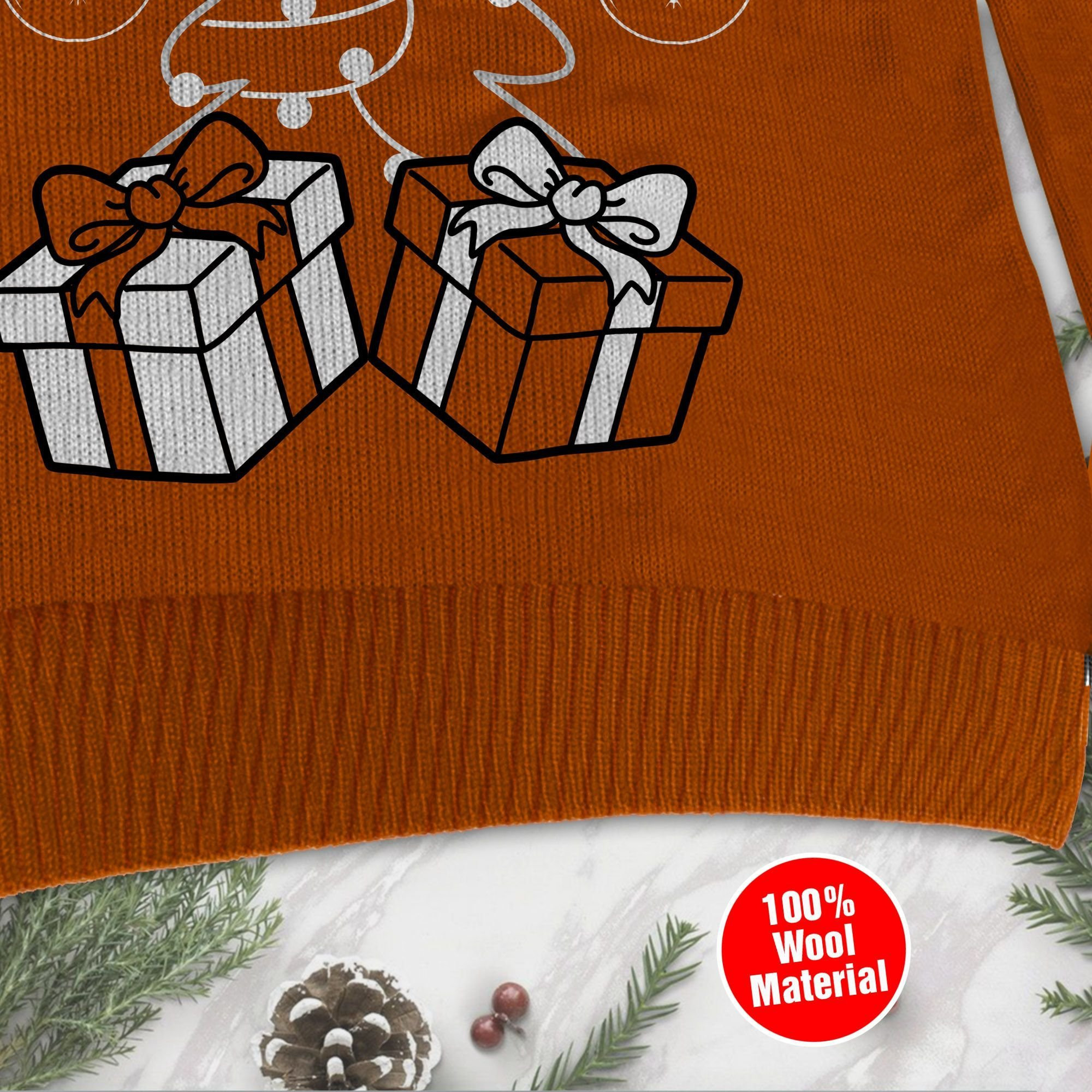 Texas Longhorns Funny Ugly Christmas Sweater Adult 3D Funny Matching for family - Image 4