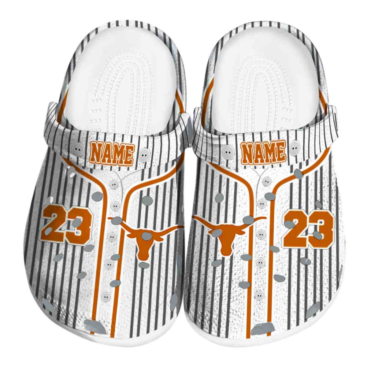 Texas Longhorns NCAA Sport Crocs Crocband Clogs Shoes Comfortable For Men Women and Kids