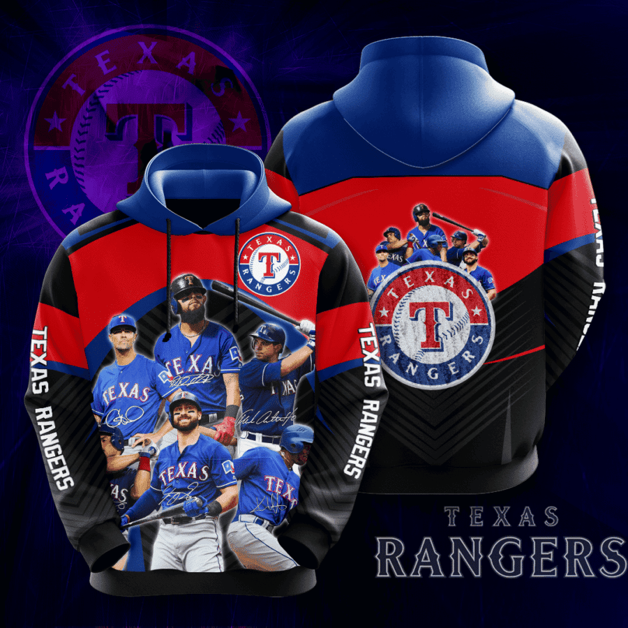 Texas Rangers 3D All Over Print Hoodie, Zip Hoodie