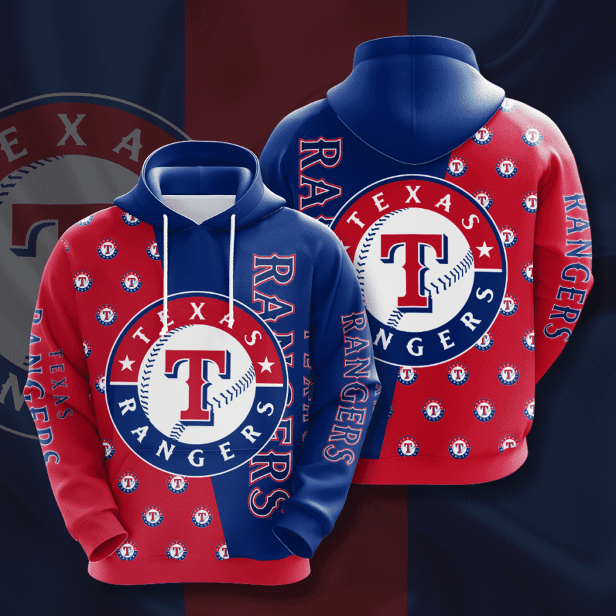 Texas Rangers 3D All Over Print Hoodie, Zip Hoodie