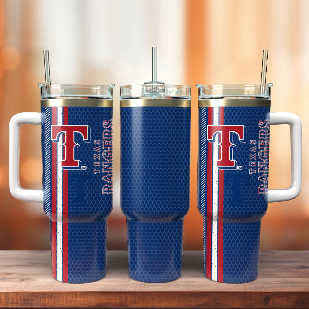 Texas Rangers Baseball MLB Sport Custom Stanley Cup 40 oz 30 oz Tumbler With HandleTVC2301346