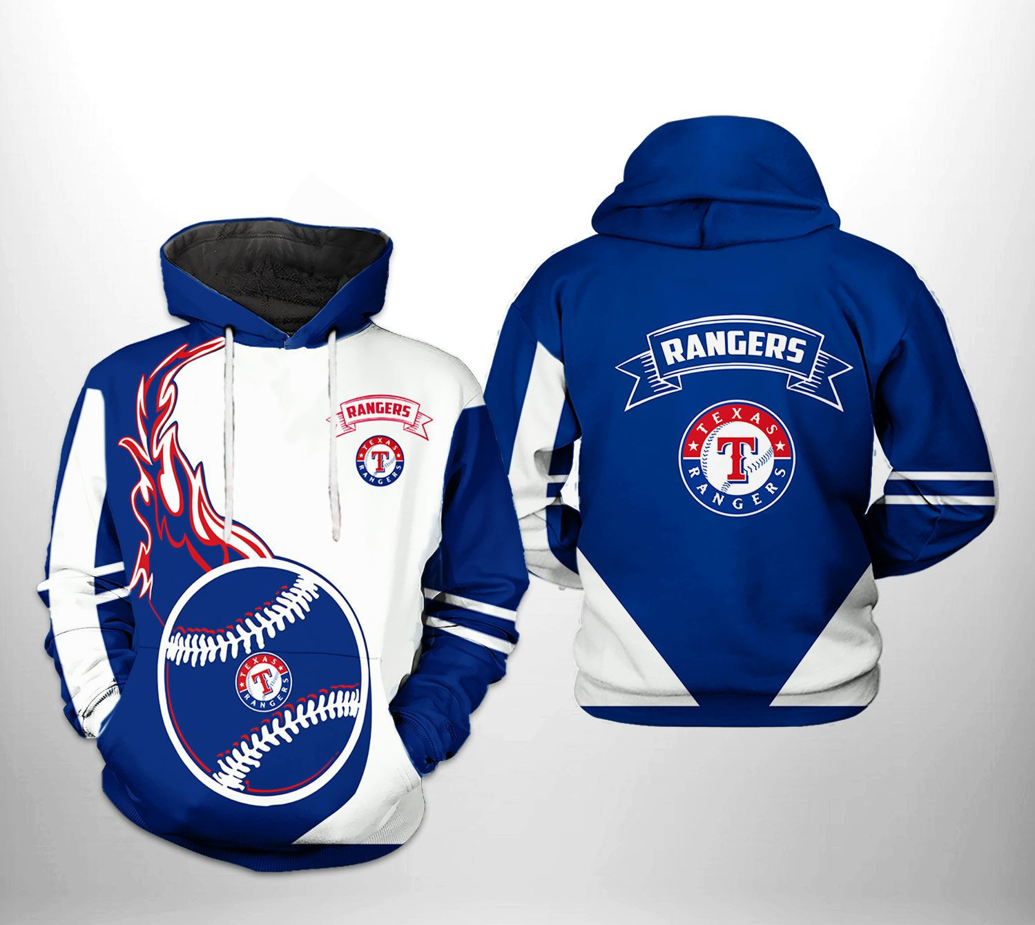 Texas Rangers MLB Classic 3D All Over Print Hoodie, Zip Hoodie