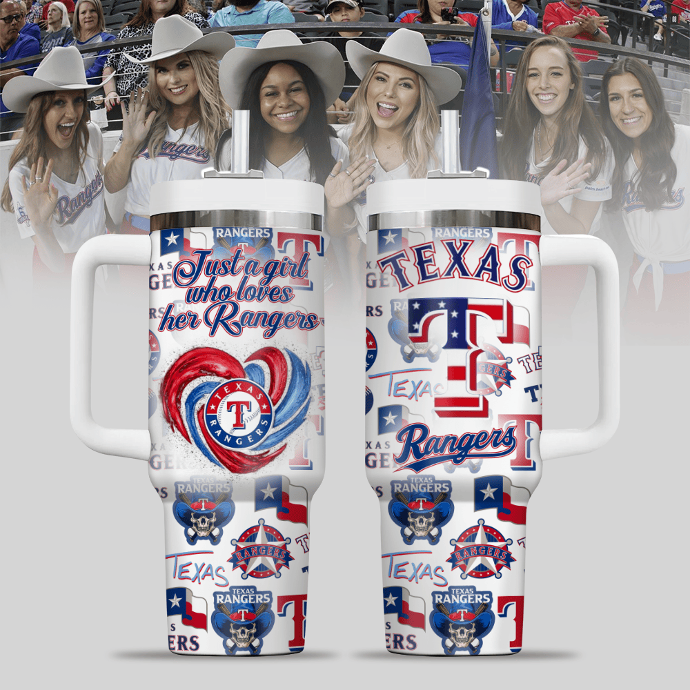 Texas Rangers MLB Custom Stanley Cup 40 oz 30 oz Tumbler With HandleTVC2301126