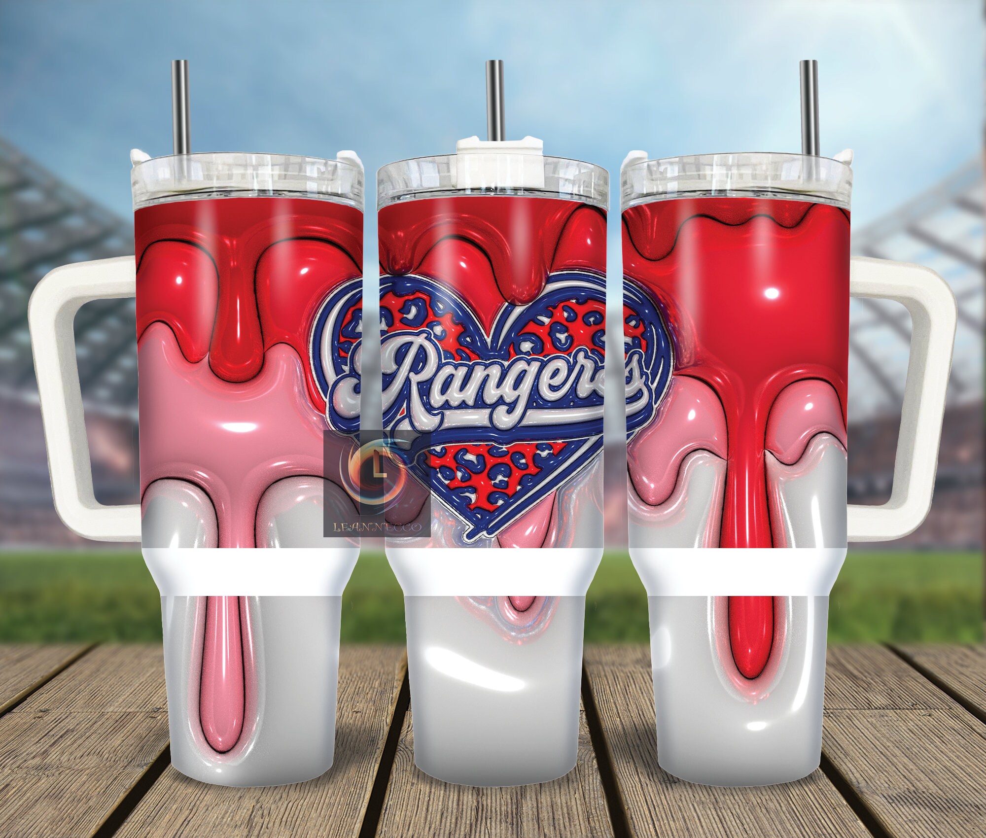 Texas Rangers MLB Custom Stanley Cup 40 oz 30 oz Tumbler With HandleTVC2301988