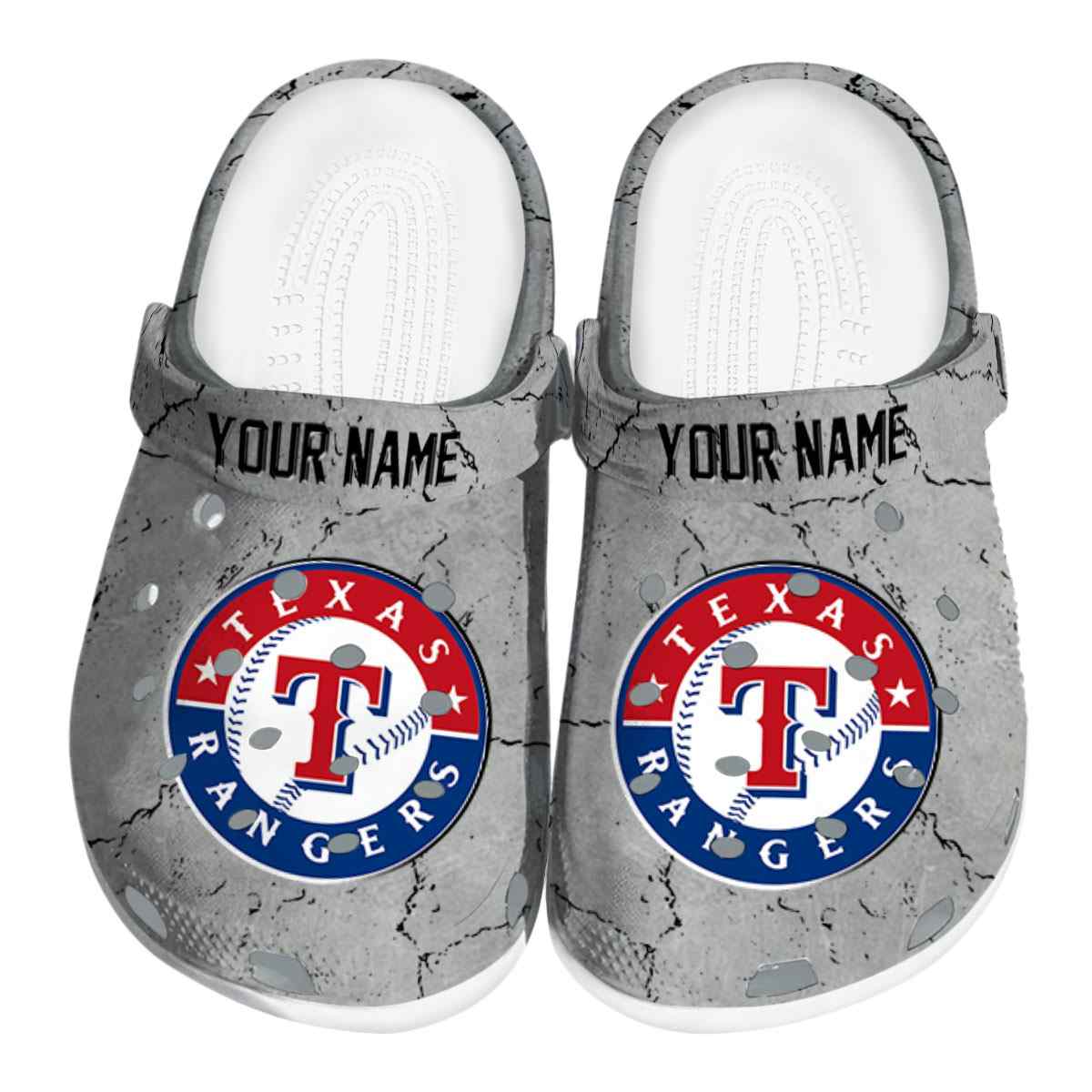 Texas Rangers MLB Sport Crocs Crocband Clogs Shoes Comfortable For Men Women and Kids